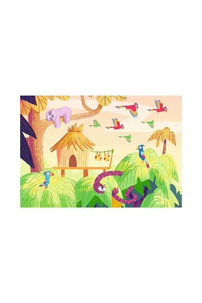 RAVENSBURGER Puzzle 2x24 pieces Ravensburger - Jungle Expedition