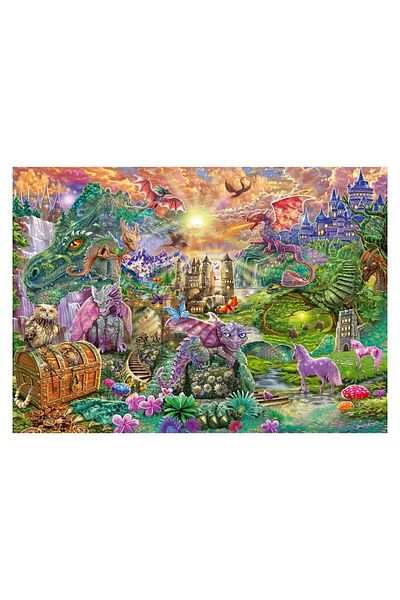 Schmidt Schmidt Puzzle - Enchanted Dragon Land, 1000 pieces