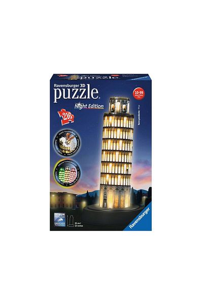 RAVENSBURGER Ravensburger 3D Puzzle - Pisa by Night, 216 pieces, with LED