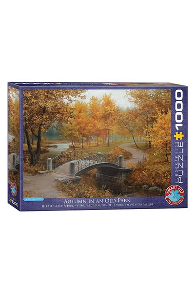 Eurographics Puzzle Eurographics - Eugeny Lushpin: Autumn in an Old Park, 1000 pieces