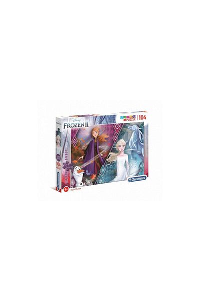 CLEMENTONI Puzzle 104 pieces Clementoni - Glitter Effect - Frozen 2