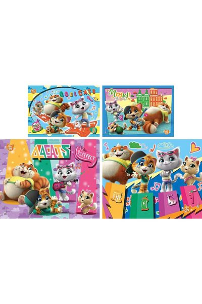 CLEMENTONI Clementoni 360 Piece Puzzle - 44 Cats (20/60/100/180 Pieces)