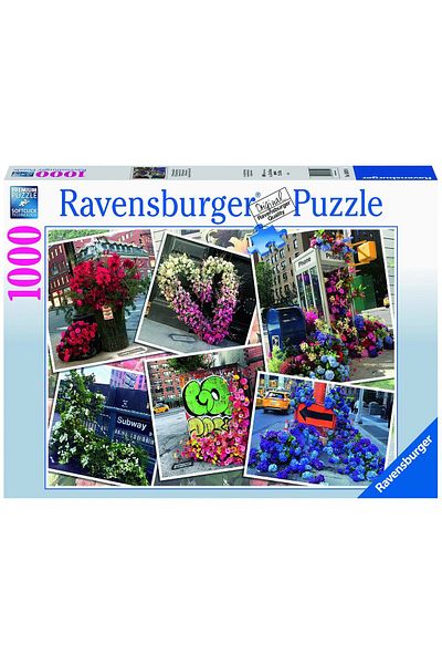 RAVENSBURGER Ravensburger Puzzle - Flowers In New York, 1000 pieces