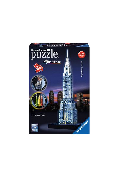 RAVENSBURGER Ravensburger globe puzzle - Chrysler Building, 216 pieces