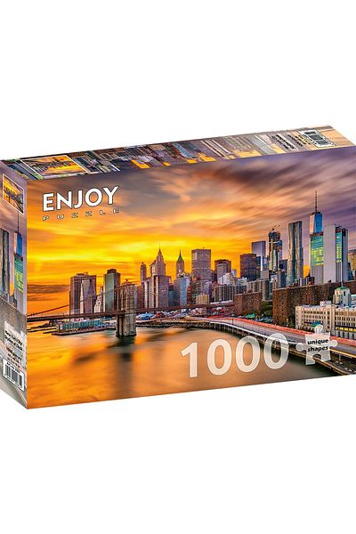Enjoy Puzzle 1000 pieces ENJOY - New York City Skyline at Dusk