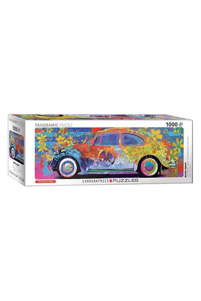 Eurographics Eurographics panoramic puzzle - VW Beetle - Splash Pano, 1000 pieces