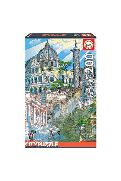 EDUCA Puzzle - Citypuzzles - Rome, 4x200 pieces