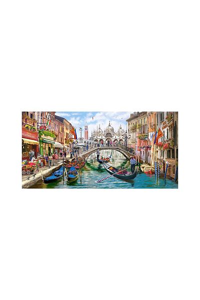 Castorland Panoramic puzzle Castorland - Charms of Venise, 4000 pieces