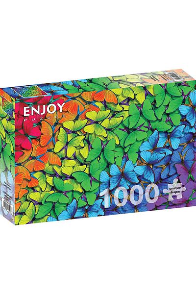 Enjoy Puzzle 1000 pieces ENJOY - Rainbow Butterflies