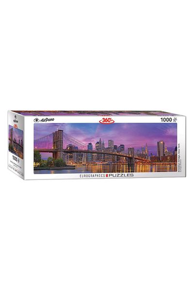 Eurographics Eurographics panoramic puzzle - Brooklyn Bridge, New York, 1000 pieces