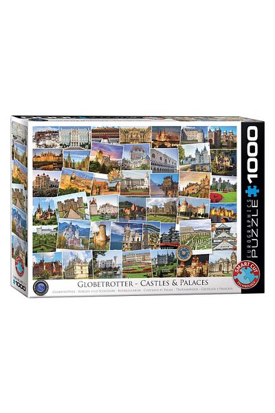 Eurographics Puzzle Eurographics - Globetrotter - Castles and Palaces, 1000 pieces