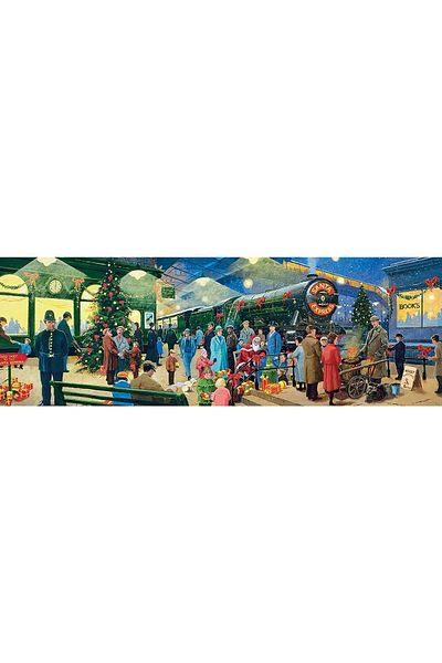 CLEMENTONI Clementoni 1000 piece panoramic puzzle - Christmas