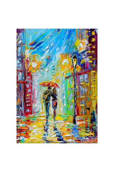 Enjoy Puzzle 1000 pieces Enjoy - Rainy Romance in the City
