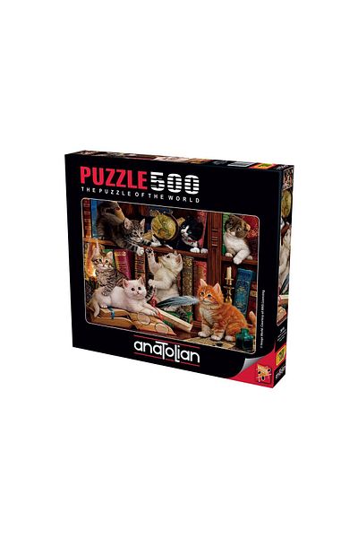 Anatolian Anatolian puzzle - Cats and Books, 500 pieces