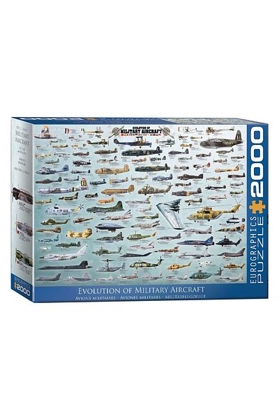 Eurographics Puzzle 2000 pieces Eurographics - Evolution of Military Aircrafts