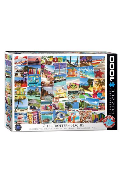 Eurographics Puzzle Eurographics - Globetrotter Beaches, 1000 pieces