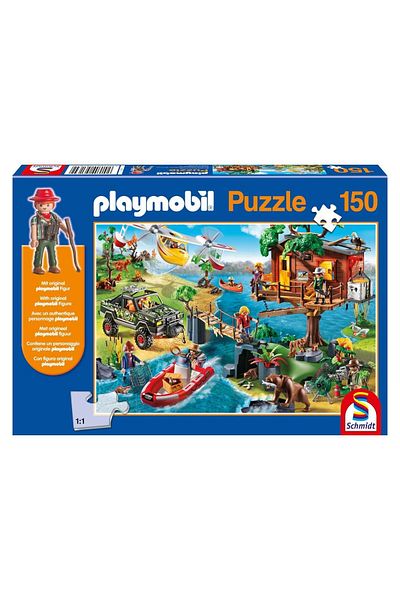 Schmidt Schmidt Puzzle - Tree House, 150 pieces, includes 1 Playmobil figure