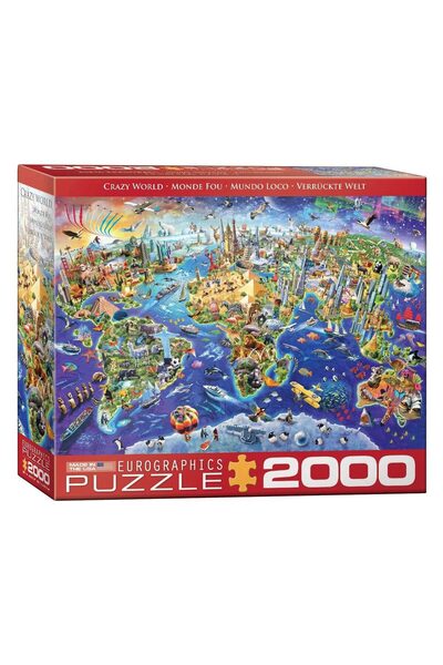 Eurographics Puzzle - Crazy World, 2000 piese