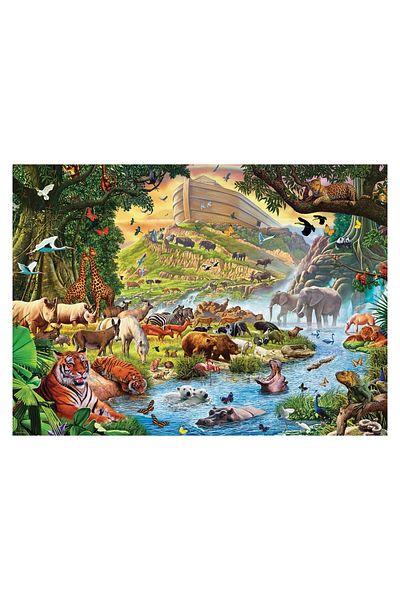 Eurographics Puzzle Eurographics - Steve Crisp: Noah's Ark Before the Rain, 500 pieces XXL
