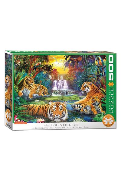 Eurographics Puzzle 500 pieces XXL - Jan Patrik Krasny: Tiger's Eden
