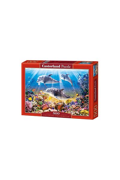 Castorland Puzzle Castorland - Dolphins Underwater, 500 pieces