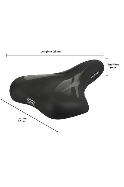 Selle Royal Women's Gel Saddle, Trekking, 25 X 18 X 9 Cm,