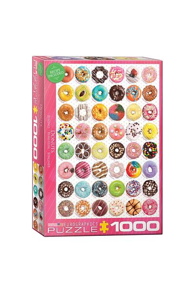 Eurographics Puzzle Eurographics - Donuts, 1000 pieces