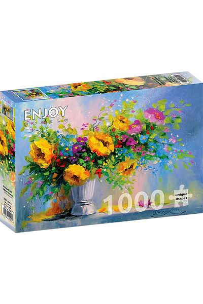 Enjoy Puzzle 1000 pieces ENJOY - Bouquet with Yellow Flowers