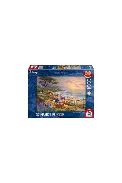 Schmidt Puzzle 1000 piese - Thomas Kinkade: Donald and Daisy - A Duck Day Afternoon