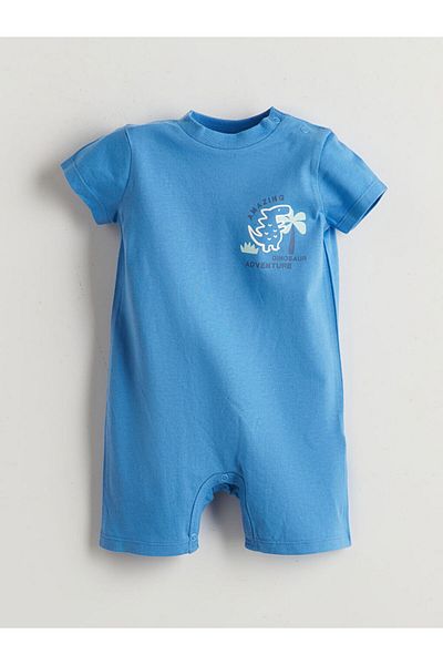 LC Waikiki New Season Crew Neck Baby Boy Combed Cotton Jumpsuit 3-Piece - S5J320Z1