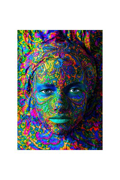 Enjoy Puzzle 1000 pieces Enjoy - Woman with Color Art Makeup