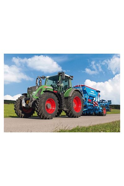Schmidt Schmidt Puzzle - Fendt Vario Combine Harvester, 3x48 pieces, includes 1 poster