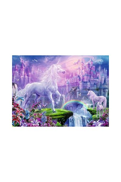 RAVENSBURGER Ravensburger Puzzle - Unicorn With Glitter, 100 pieces