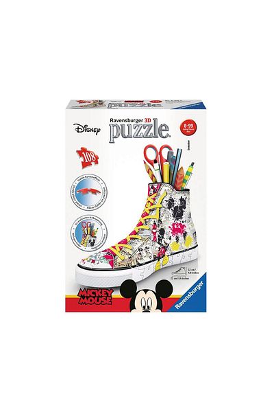RAVENSBURGER Ravensburger 3D Puzzle - Mickey Sneaker, 108 pieces