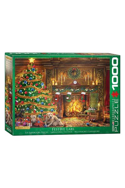 Eurographics Puzzle Eurographics - Dominic Davison: Festive Labs, 1000 pieces