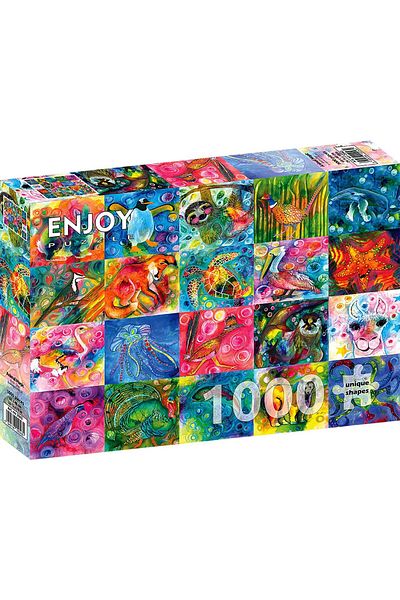 Enjoy Puzzle 1000 pieces ENJOY - Animal Magic