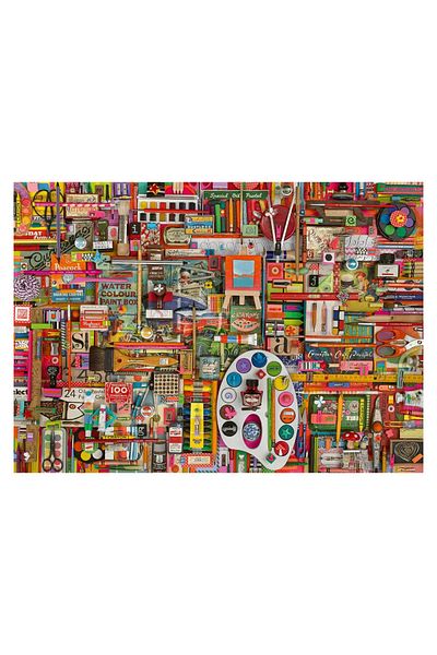 Schmidt Schmidt - Shelley Davies Puzzle: Vintage Supplies for Artists, 1000 pieces