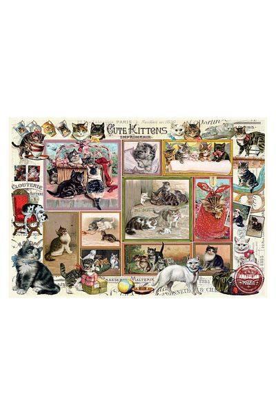 Anatolian Anatolian puzzle - Barbara Behr: Cute Kittens & Comical Dogs, 2x500 pieces