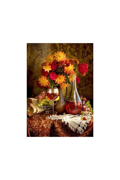 Enjoy Puzzle 1000 pieces Enjoy - Dahlias and Wine