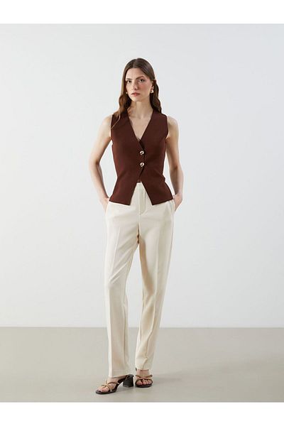 LC Waikiki Lcw Vision V-Neck Women's Knitwear Vest
