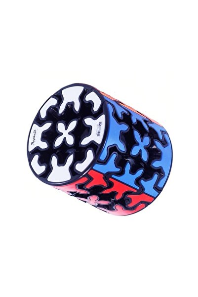 BV Cub Magic 3x3x3, Cilindru cu Angrenaj QiYi SpeedCube, Negru, 417CUB-1