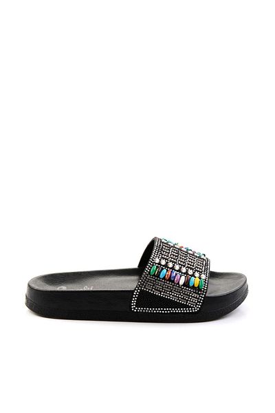 Bambi Black Women's Slippers K04319102787