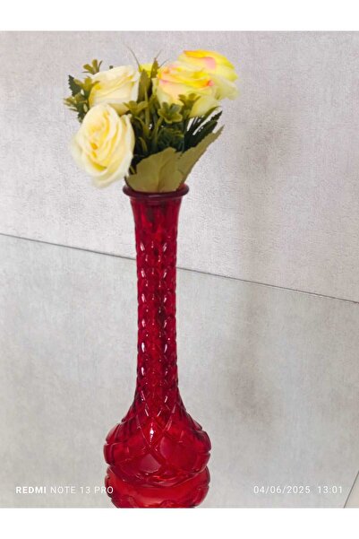 bellanest Colore-Dekoratif Renkli Vazo-Karanfillik-Lalelik 25 cm