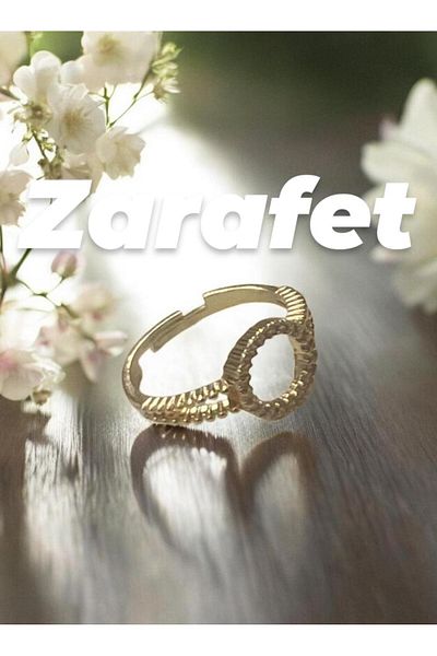 demirosa 1 Pcs Steel Adjustable Stone Stylish Ring