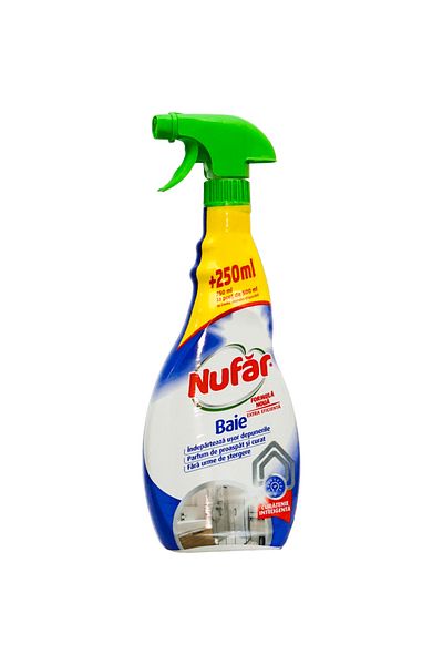 Nufar Solutie de curatare pentru baie 500 ml + 250 ml gratis