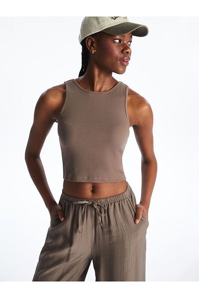 LC Waikiki Xside Crew Neck Crop Women's Tank Top