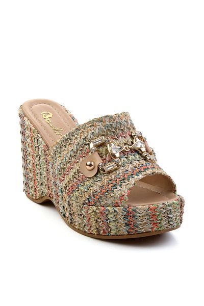 Bambi Multicolored Women's Slippers K04688002028