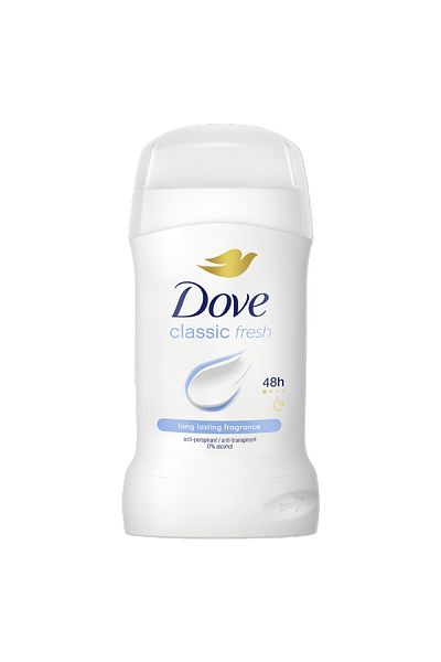 Dove Classic Fresh antiperspirant, 50 ml, 48h protection, delicate fragrance