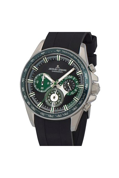 Jacques Lemans Ανδρικό Ρολόι Jacques Lemans 1-2127C, Quartz, 40mm, 10ATM
