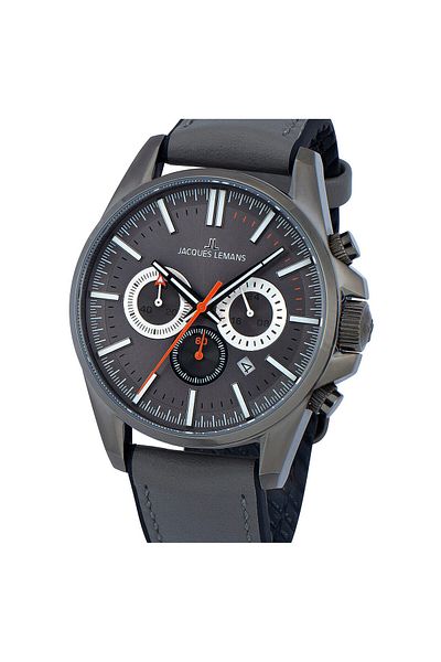 Jacques Lemans Ανδρικό Ρολόι 1-2119a, Quartz, 44mm, 10atm